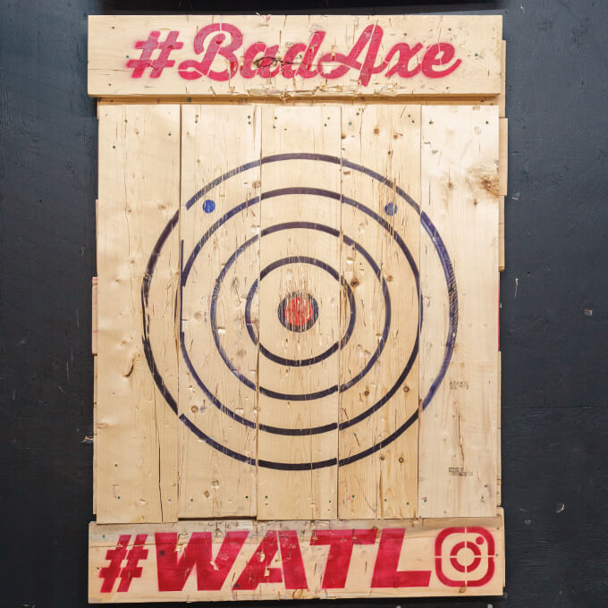WATL target with bullseye and killshot zones