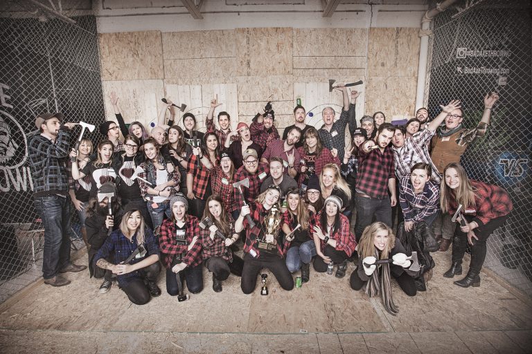 Juno Awards Goes Axe Throwing
