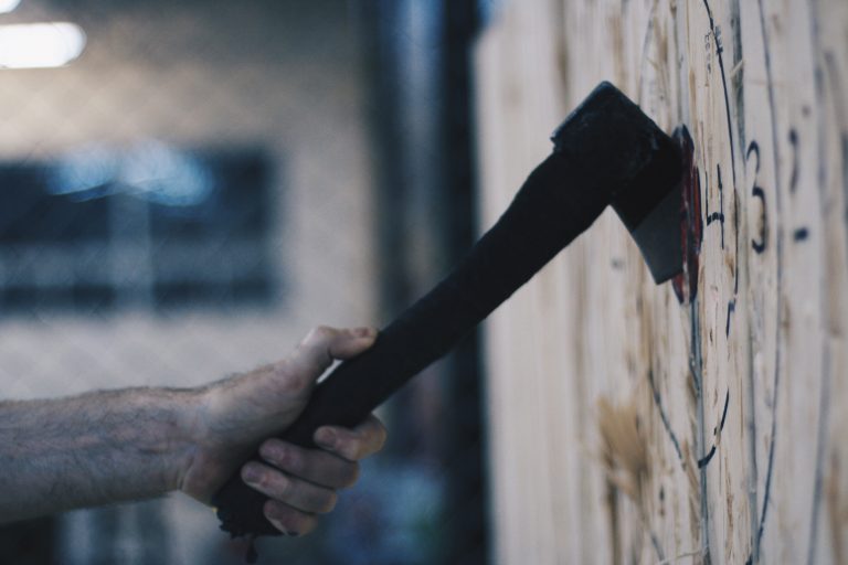 Gift certificate from Bad Axe Throwing