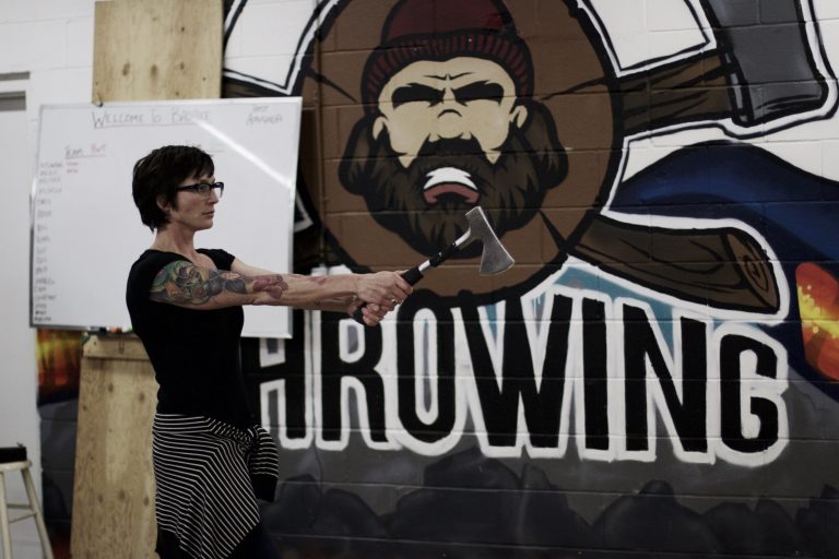 Bad Axe Throwing Graffiti Mural