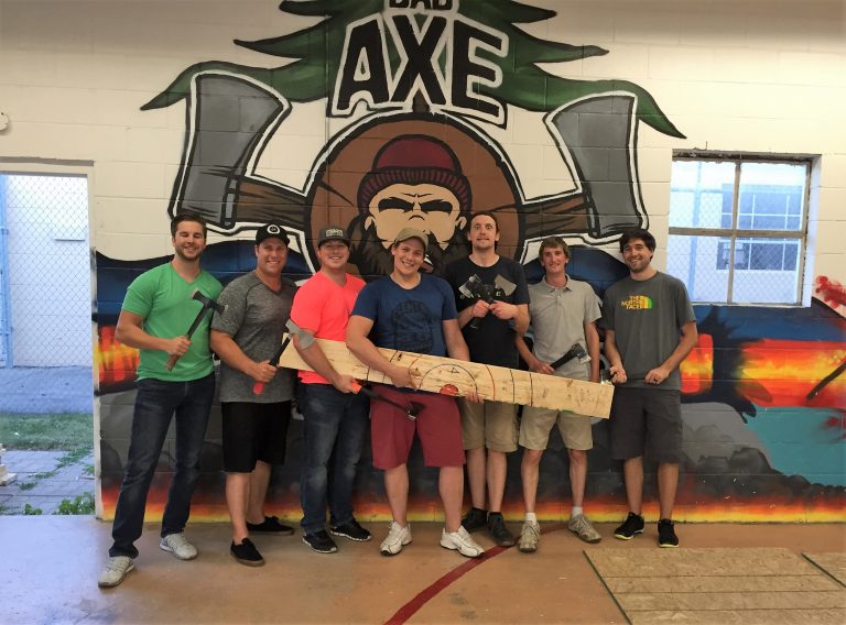 Ottawa Bad Axe Throwing Bachelor Party