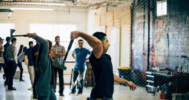 Axe Throwing – A Great First Date Idea