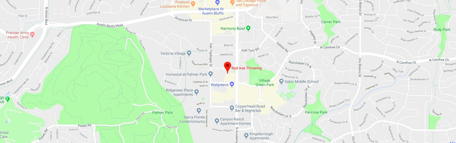 Colorado Springs map