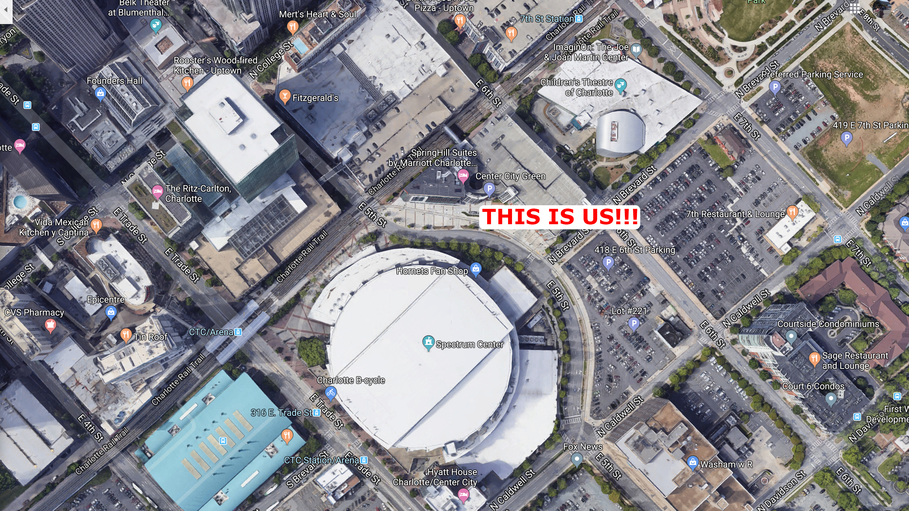 Charlotte Axe Throwing Google Maps