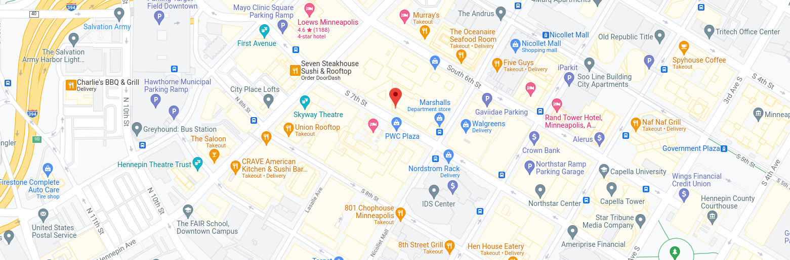 Minneapolis (City Center) map